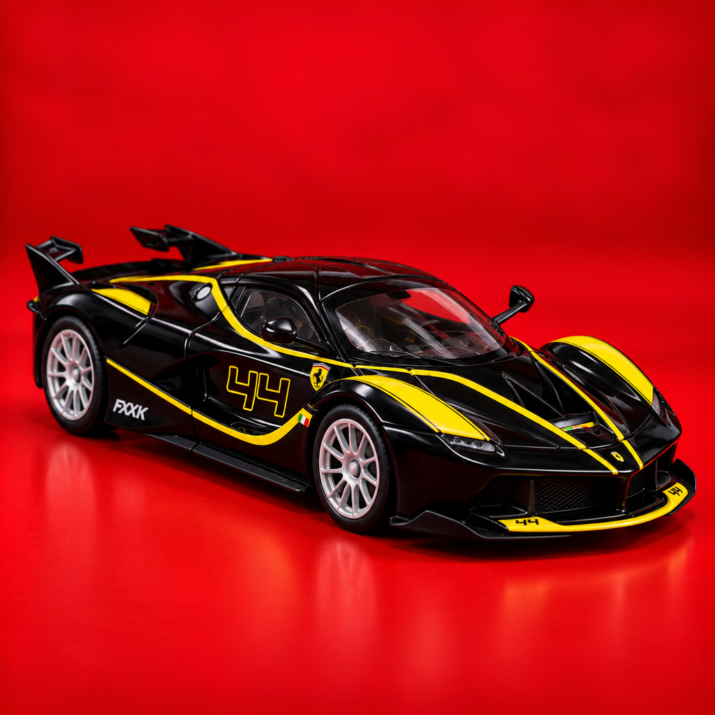 Ferrari FXX K 1:64 Diecast Model Car | Bburago – Black
