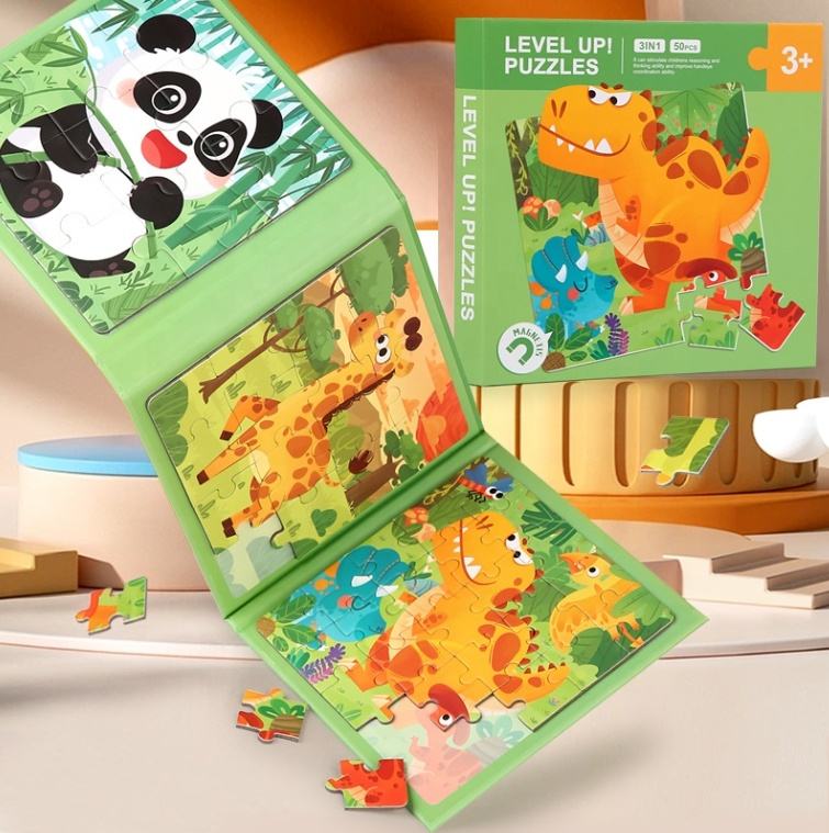 3-in-1 Magnetic Puzzle for Kids