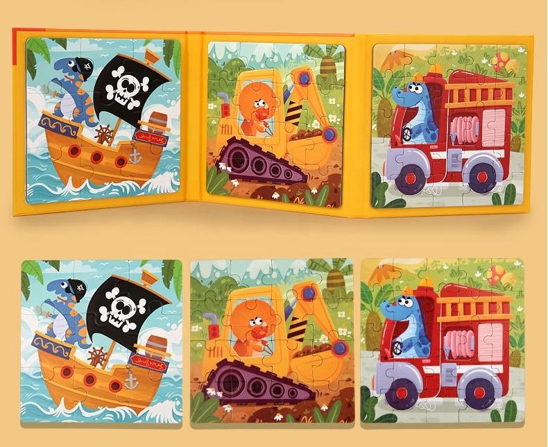 3-in-1 Magnetic Puzzle for Kids