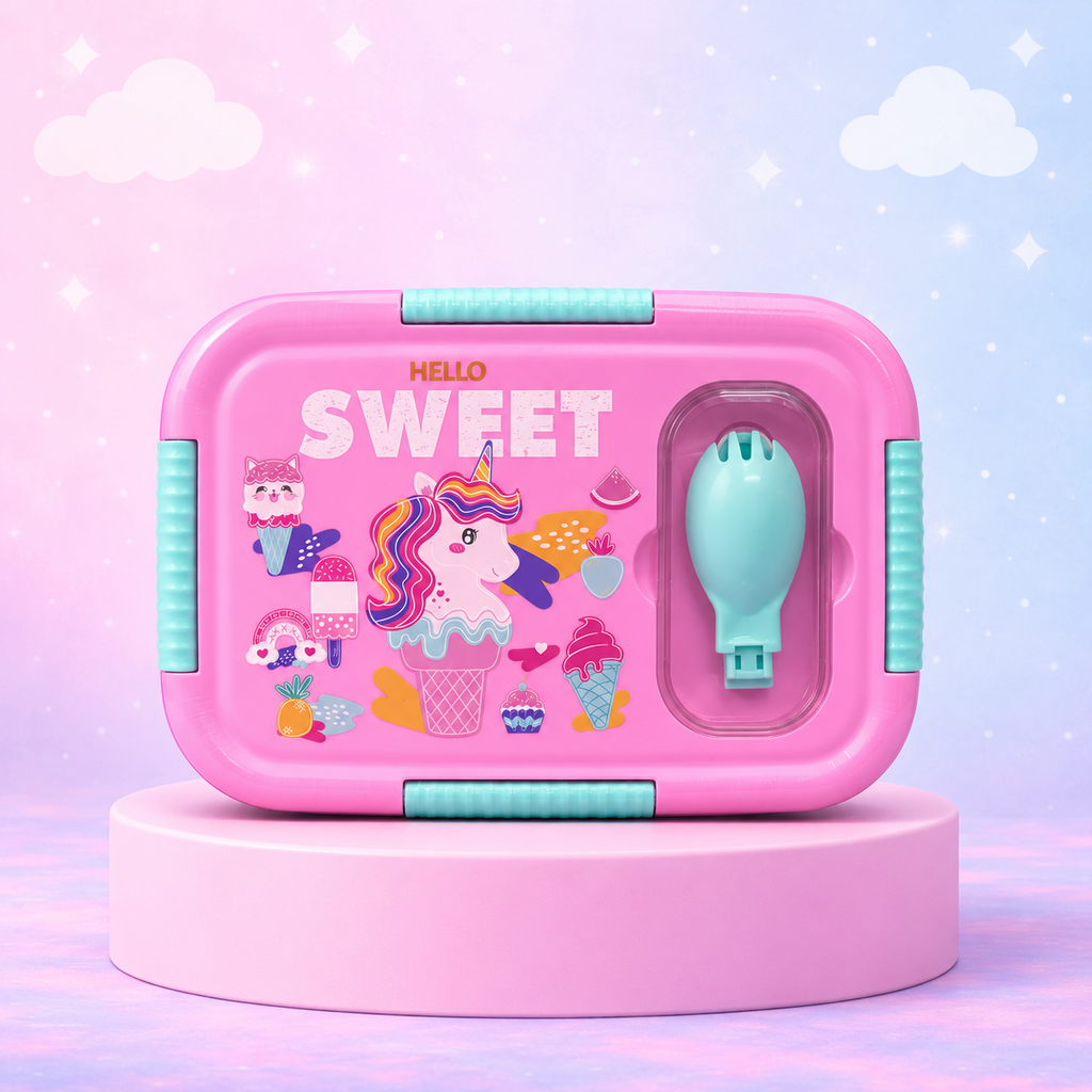 Stainless Steel Lunch Box 3 Grid 700 ML and 750 ML for Kids