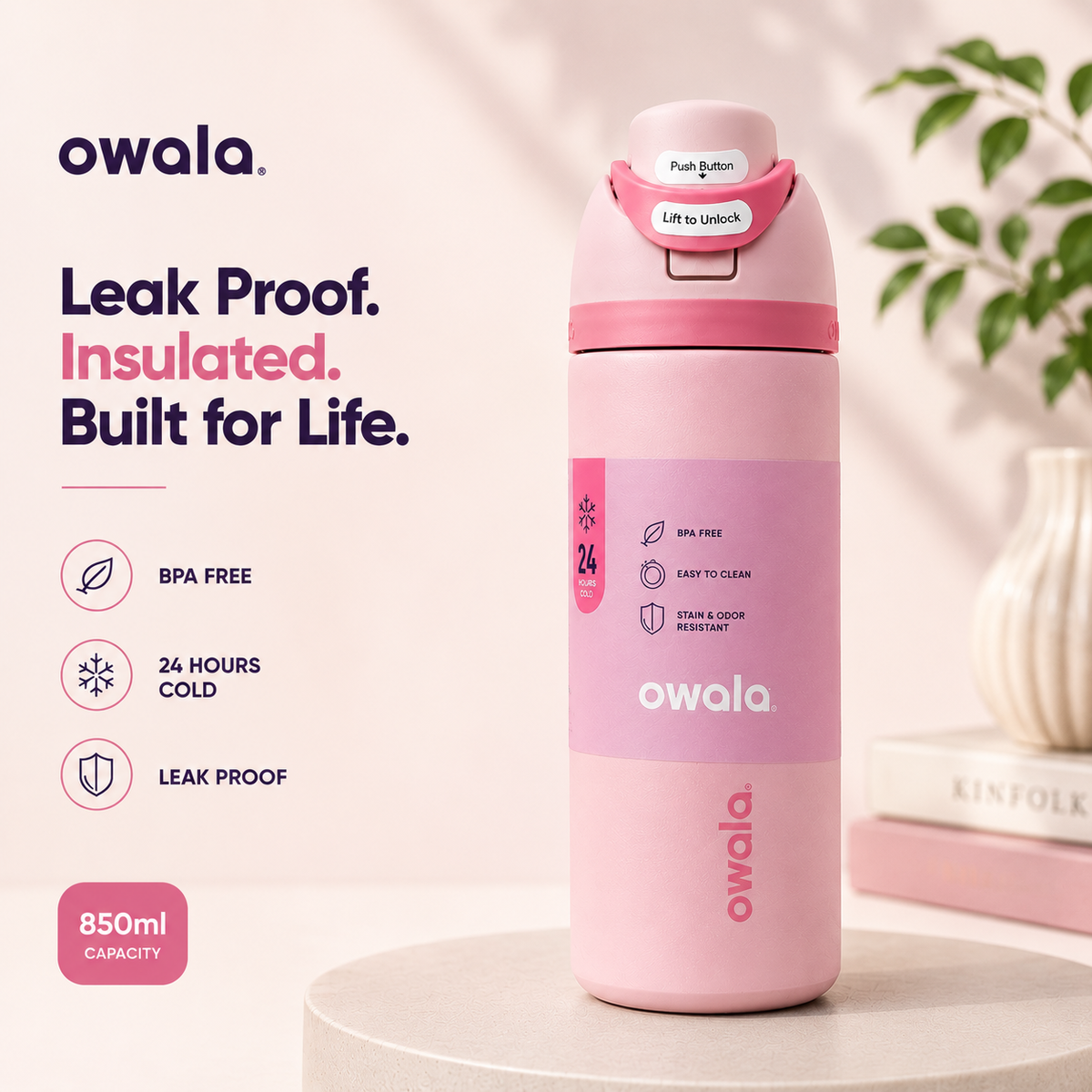 Vacuum Insulated Stainless Steel Water Bottle