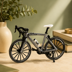 Premium 1:8 Scale Die-Cast Bicycle Toy With Realistic Design, Movable Pedals and Sturdy Metal Construction