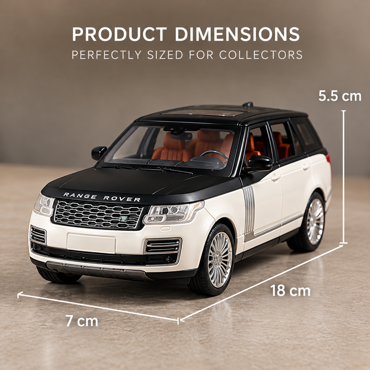 1:24 Authorized Range Rover SUV Diecast Model Car