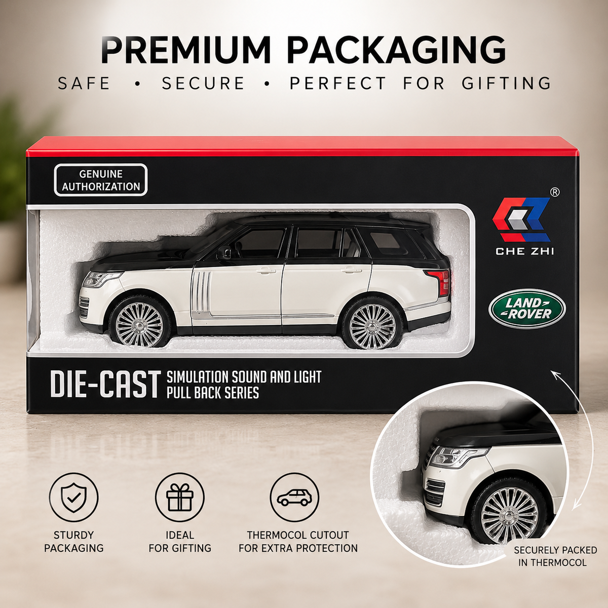 1:24 Authorized Range Rover SUV Diecast Model Car