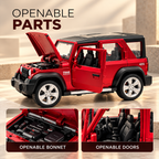Thar Rox Diecast Models Alloy Toy Car Openable Doors with Sound & Light Pull Back