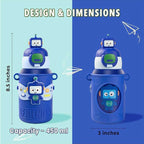 Kids Insulated Water Bottle, Stainless Steel, BPA Free, Spill-proof
