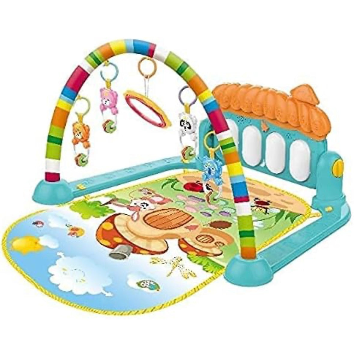 Kick and Play Multi-Function ABS High Grade Plastic Piano Baby Gym and Fitness Rack