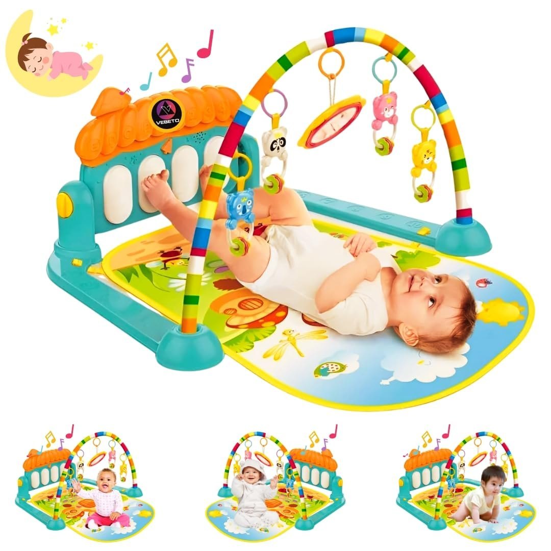 Kick and Play Multi-Function ABS High Grade Plastic Piano Baby Gym and Fitness Rack