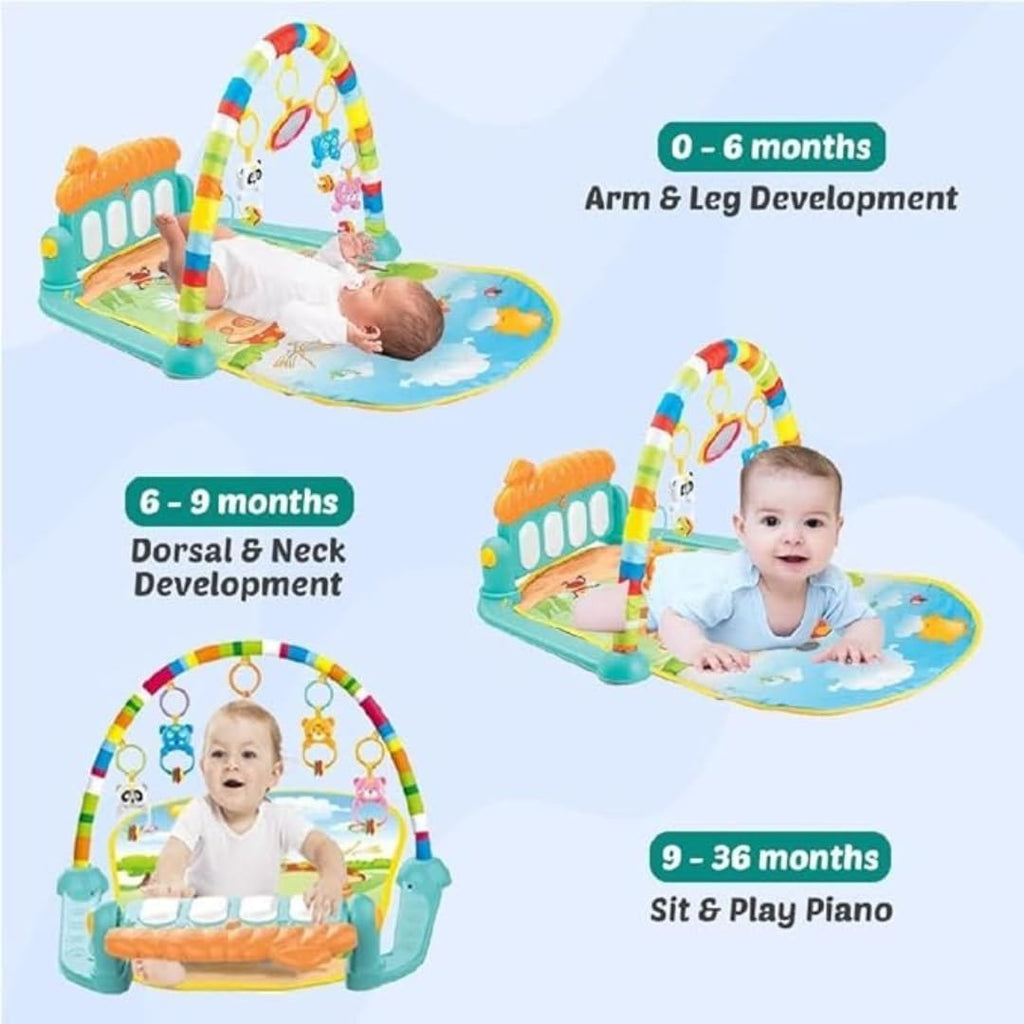 Kick and Play Multi-Function ABS High Grade Plastic Piano Baby Gym and Fitness Rack