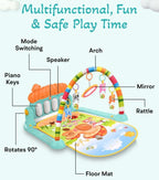 Kick and Play Multi-Function ABS High Grade Plastic Piano Baby Gym and Fitness Rack