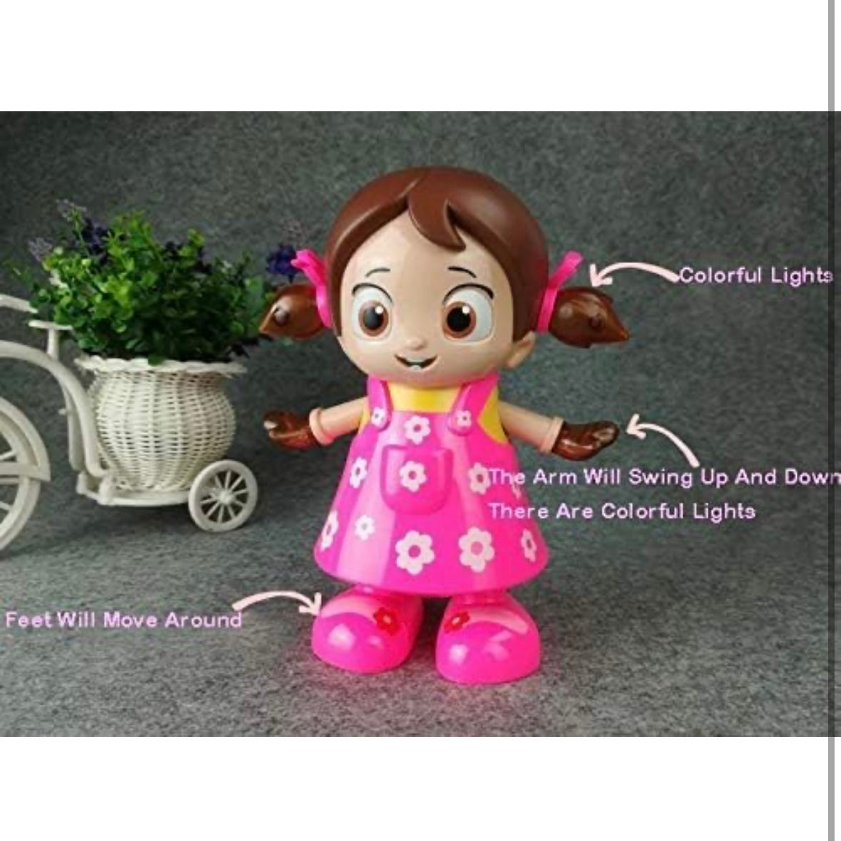 Dancing Doll with Flashing Light