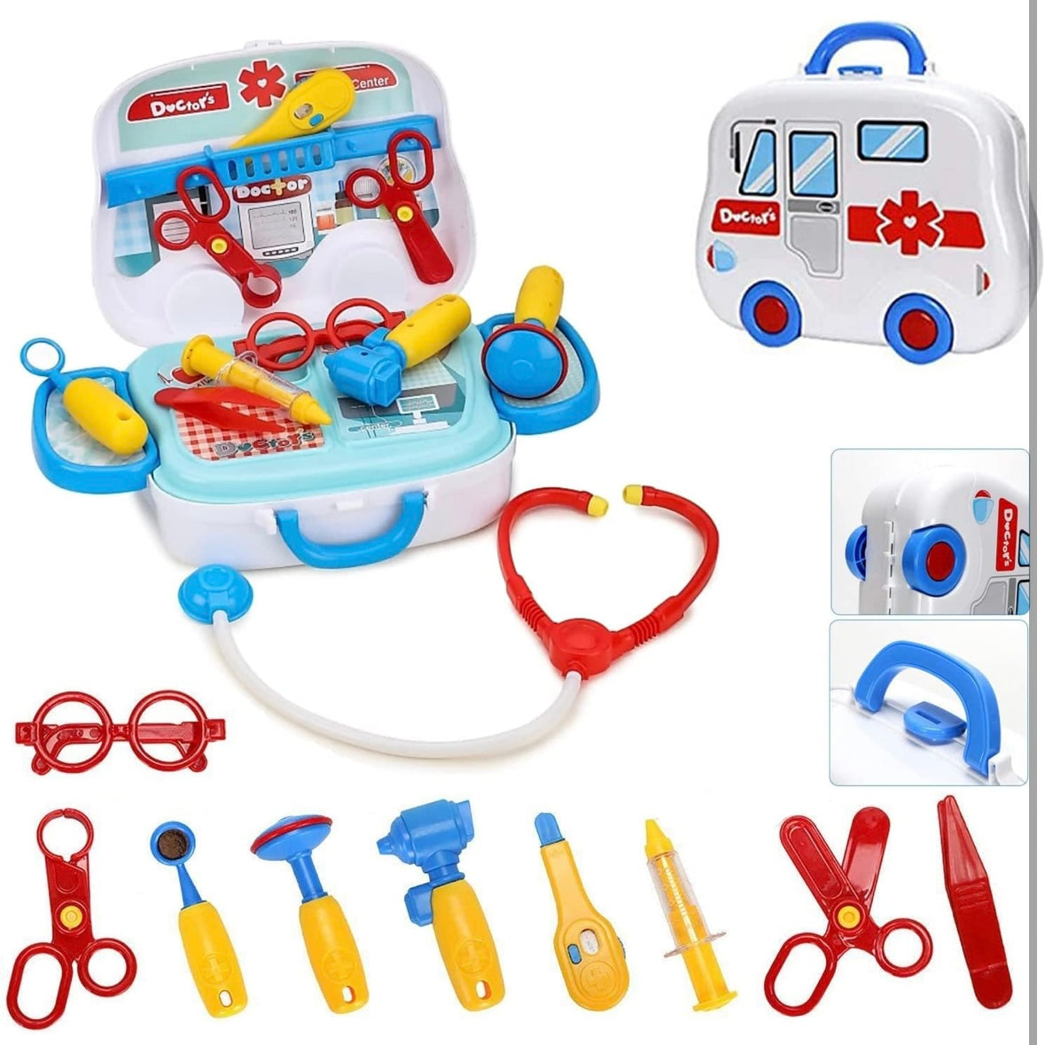 20 Pieces Pretend Play Educational Doctor Toys