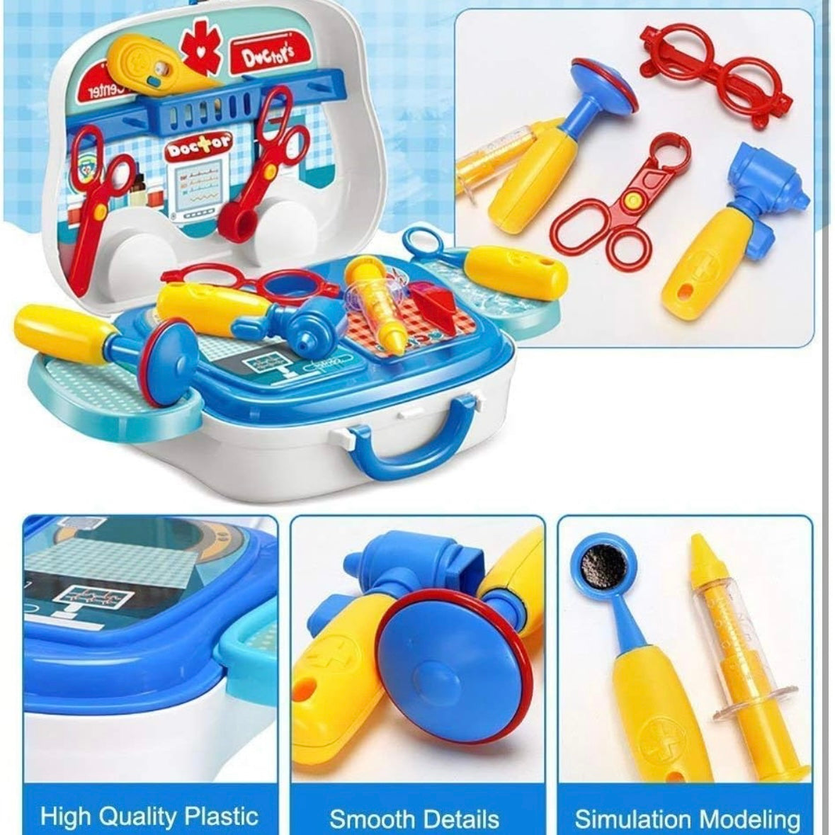 20 Pieces Pretend Play Educational Doctor Toys