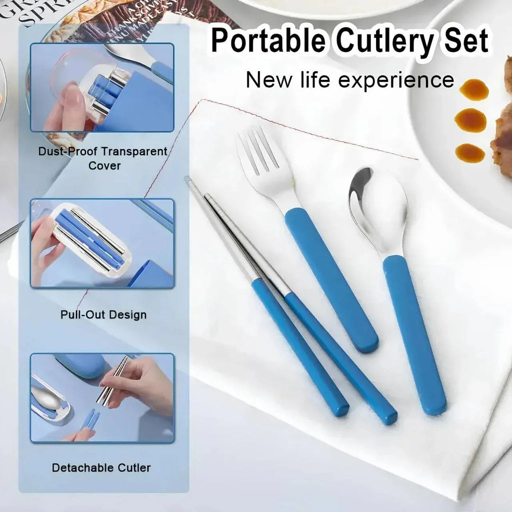 Tedemei Wanderlust Cutlery Kit, Set of 3 pcs