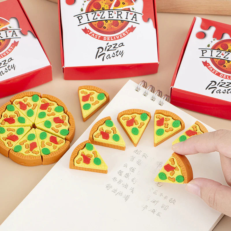 Veggie Pizza Eraser (Set of 7 slice)