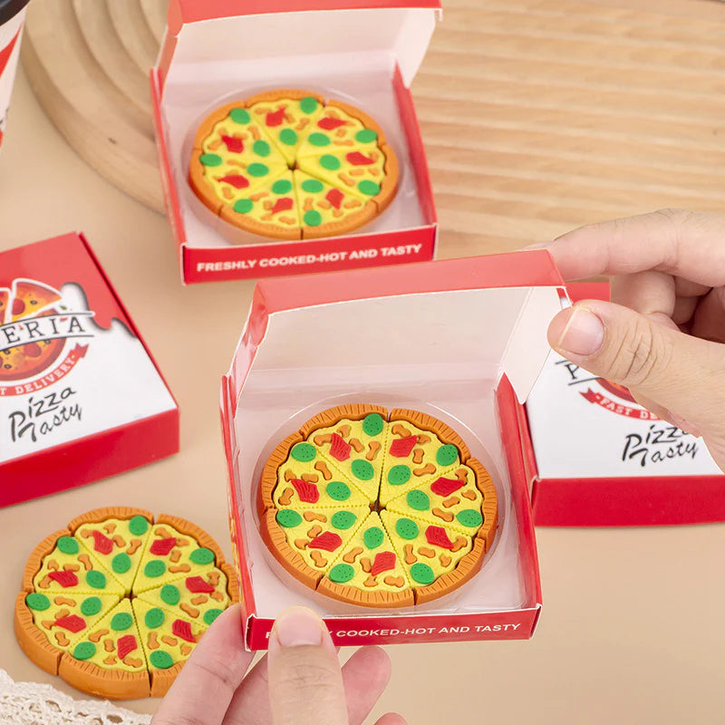 Veggie Pizza Eraser (Set of 7 slice)