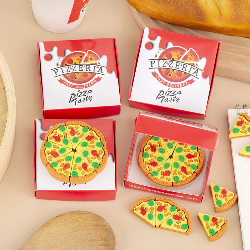 Veggie Pizza Eraser (Set of 7 slice)