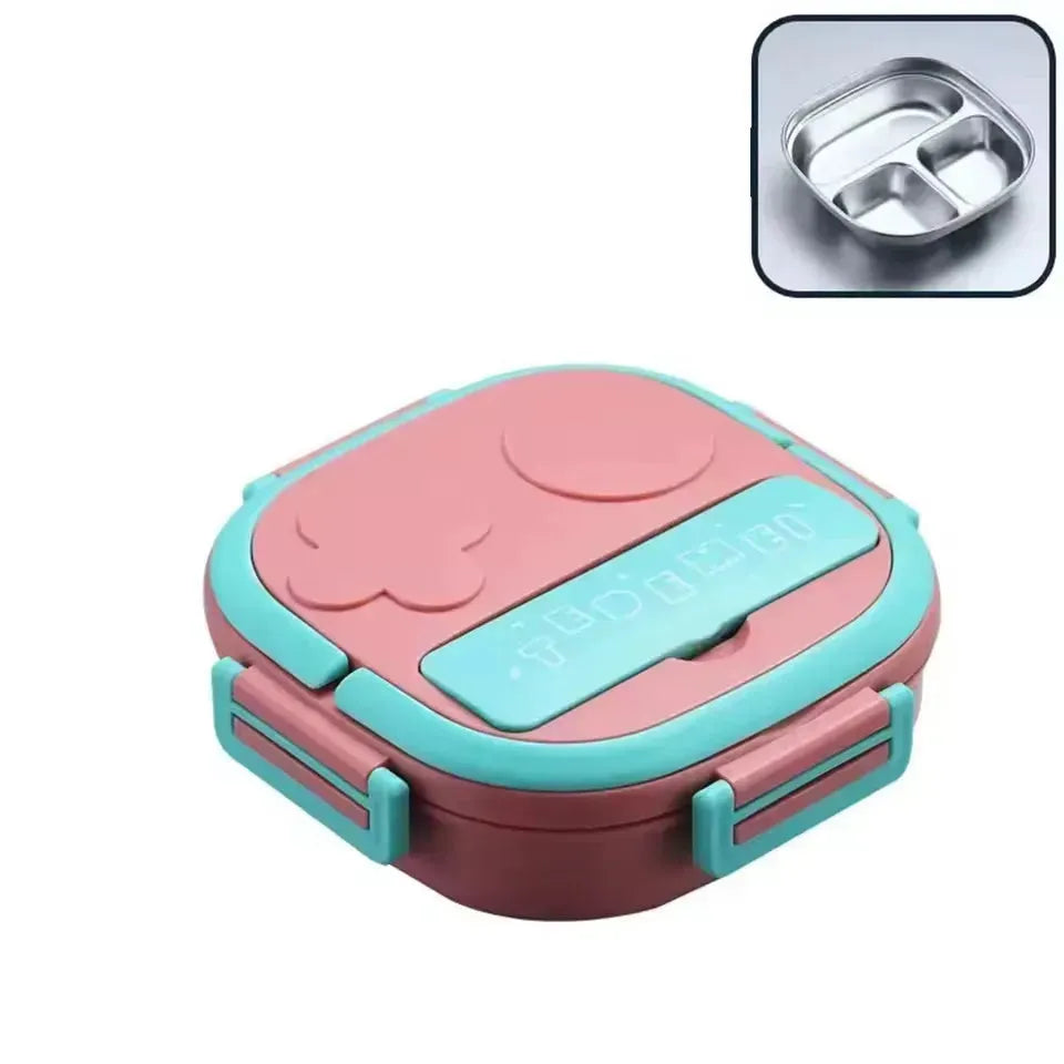 Tedemei Lunch Locker Bento Box, 3 Compartment (550 ml)