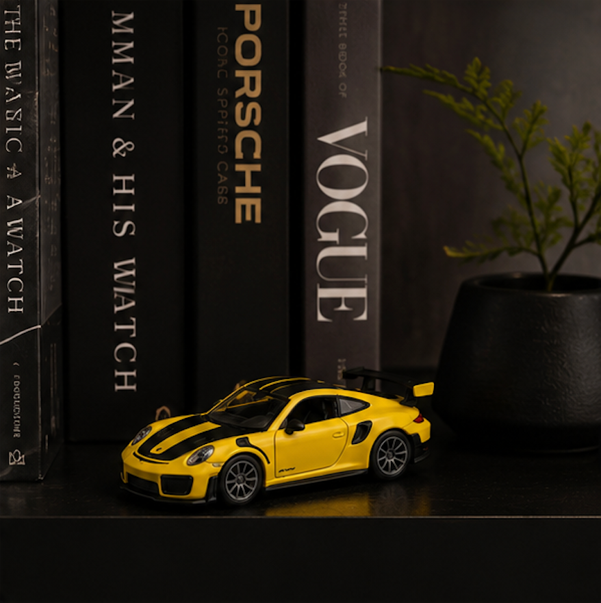 Official Bburago Porsche 911 GT2 RS - 1:64 Diecast Scale Model