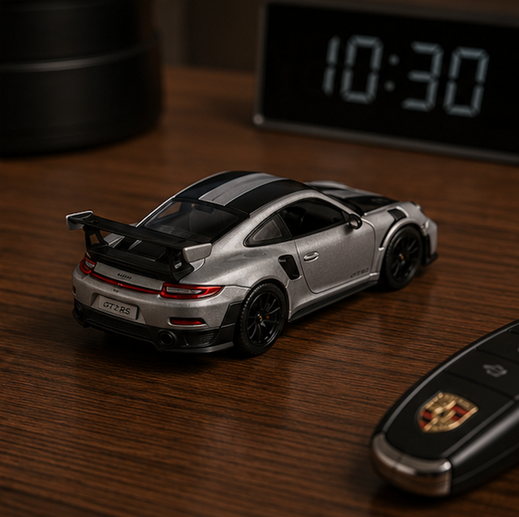 Official Bburago Porsche 911 GT2 RS - 1:64 Diecast Scale Model