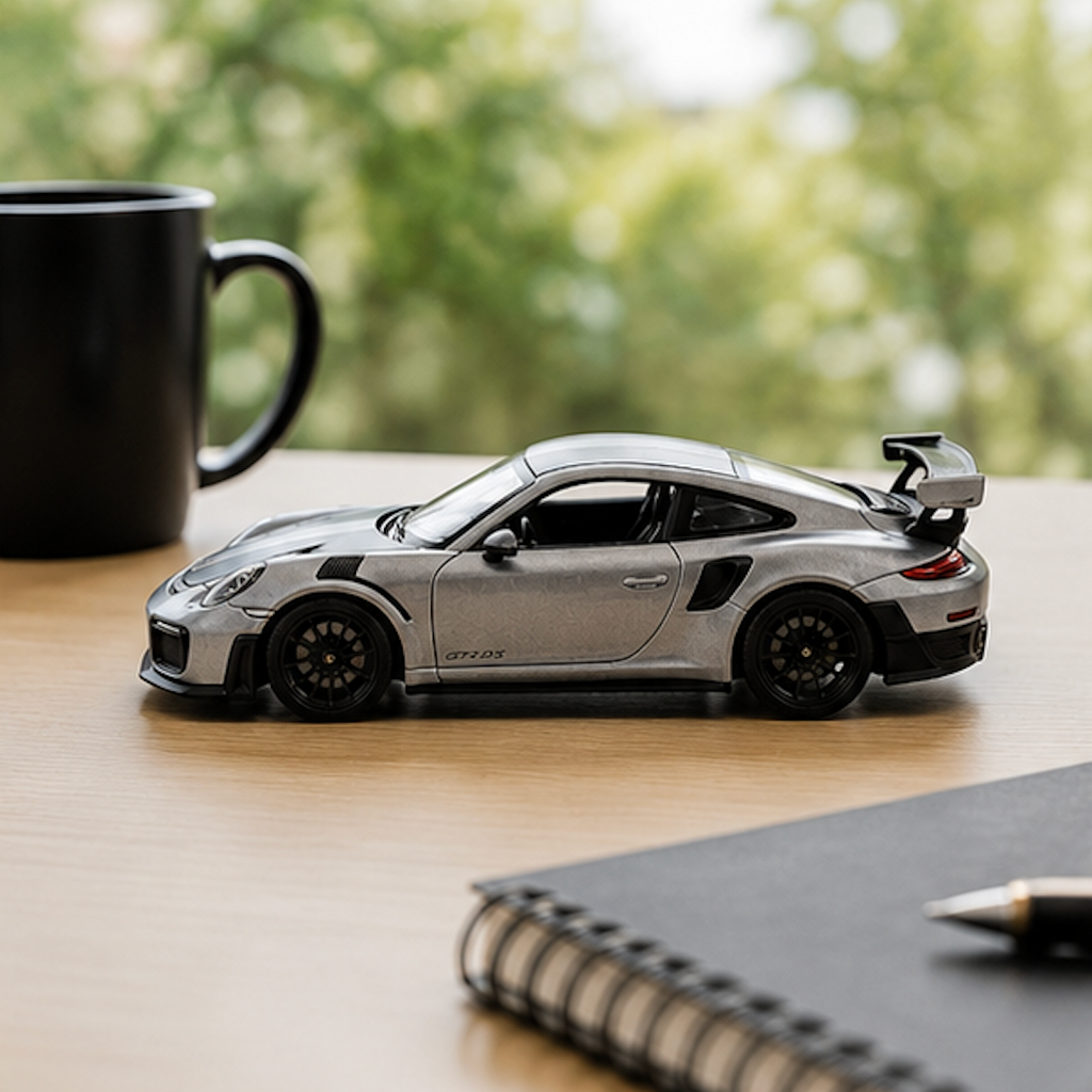 Official Bburago Porsche 911 GT2 RS - 1:64 Diecast Scale Model