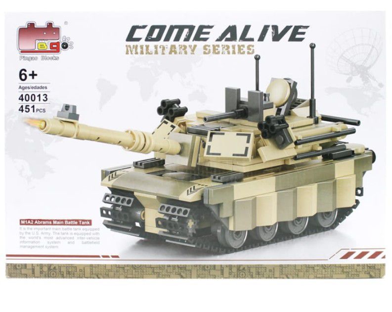 M1A2 Abrams Main Battle Tank - Building Blocks Toy Set