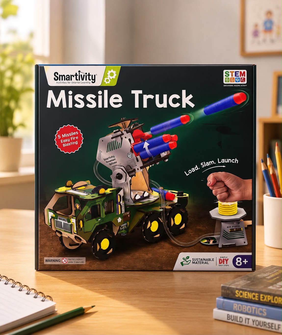 Missile Launcher - Army Truck | 8 - 14 years | DIY STEM Construction Toy