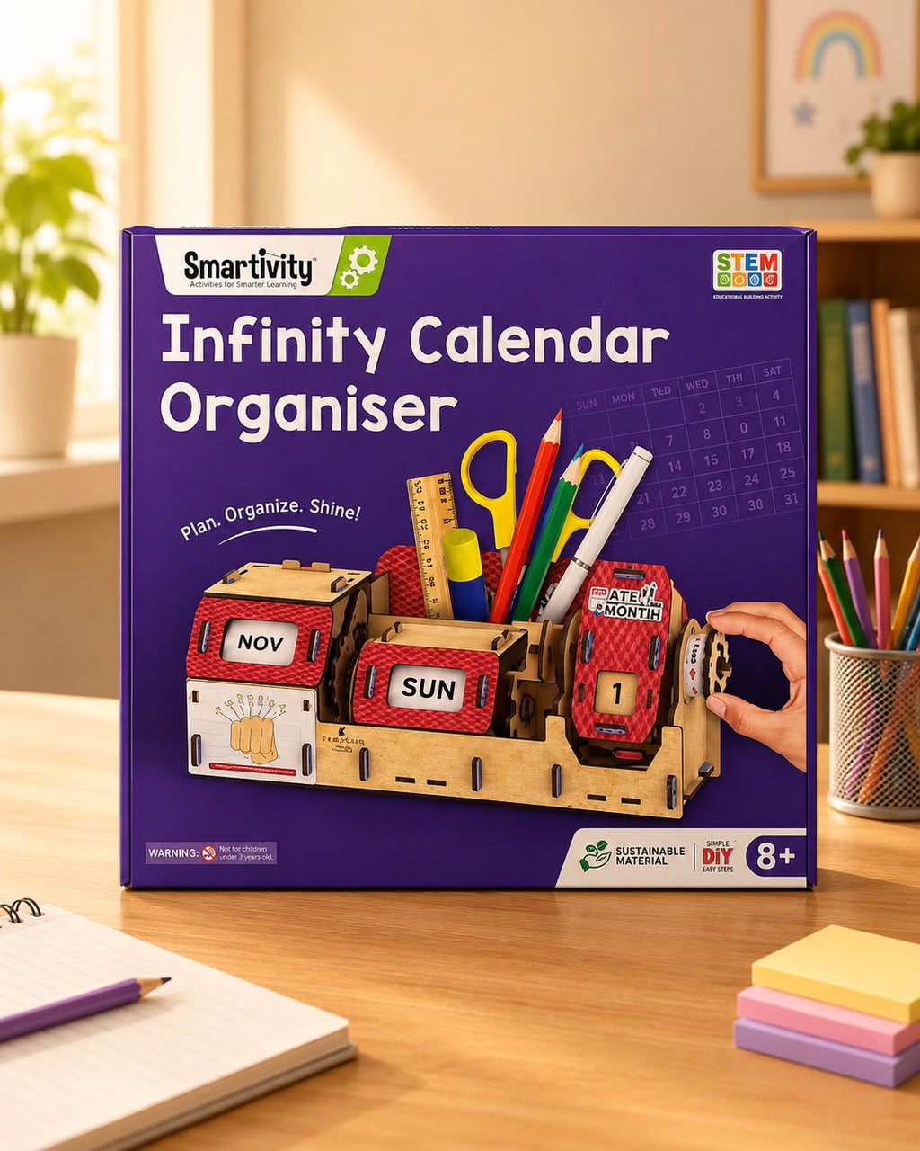 Infinity Calendar Organiser | 8-14 years | DIY STEM Construction Toy