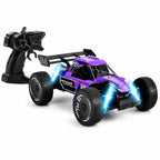 Remote Control Car, Purple, Off-Road Buggy, LED Lights, 2.4GHz