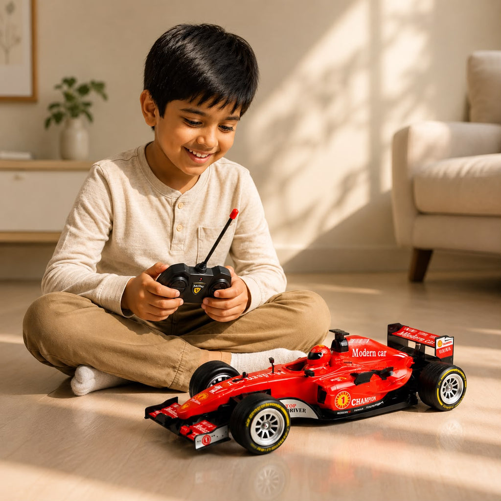 1:12 Scale Champions Remote Control High Speed Car Toy, Red