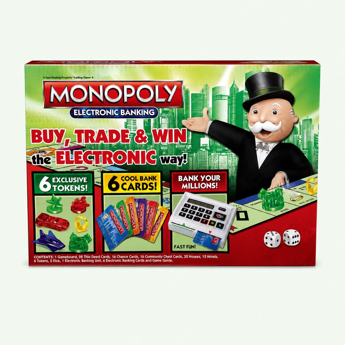 Monopoly Ultimate Banking Board Game – Electronic Banking Edition with Card Swiping Machine