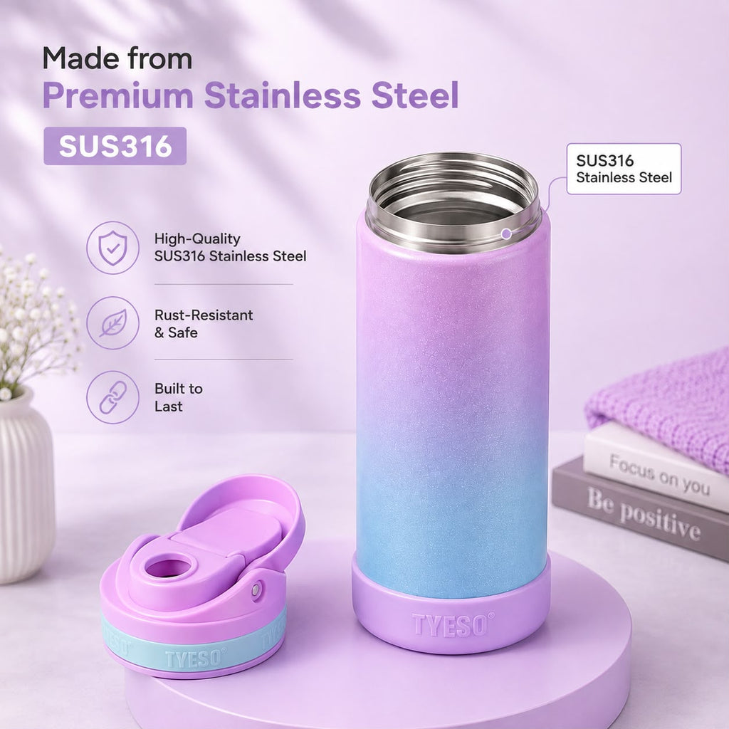Tyeso Cosmic - 600ml Vacuum Bottle with Silicone Base